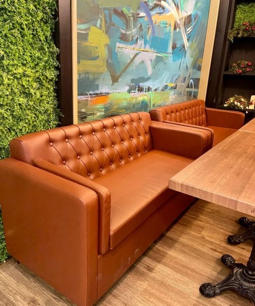 Restaurant sofas